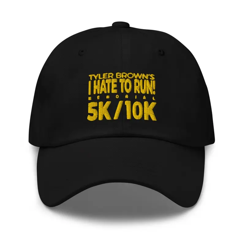 Baseball cap Hate to Run banner