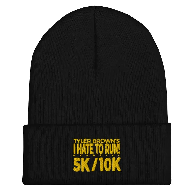 Knit hat I Hate To Runner Banner